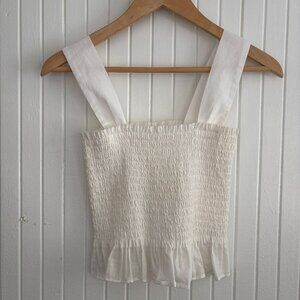Uniqlo Shirred Sleeveless Blouse